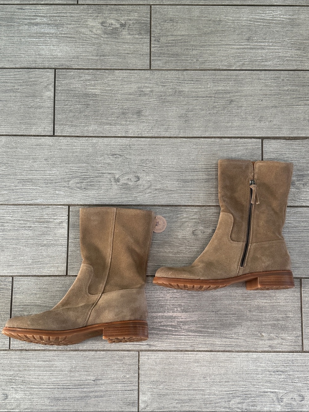 Söfft Betty Waterproof Barley Suede Mid-Calf Boots New! - Picture 8 of 12